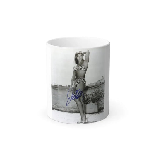 Joan Collins #440 (Vintage Female Icon) Color Changing Coffee Mug 11oz - Go Mug Yourself