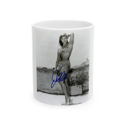 Joan Collins #440 (Vintage Female Icon) White Coffee Mug 11oz - Go Mug Yourself