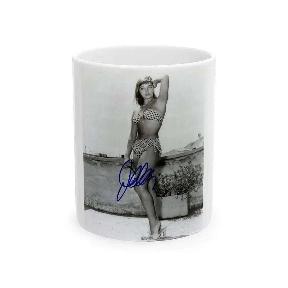 Joan Collins #440 (Vintage Female Icon) White Coffee Mug 11oz - Go Mug Yourself
