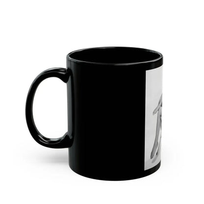 Joan Collins #441 (Vintage Female Icon) Black Coffee Mug - Go Mug Yourself