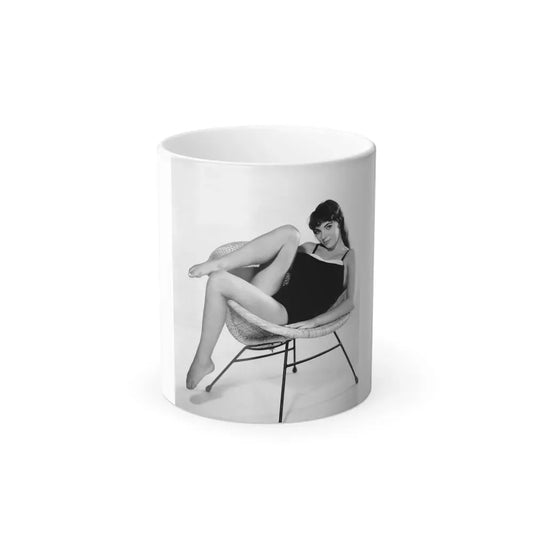 Joan Collins #441 (Vintage Female Icon) Color Changing Coffee Mug 11oz - Go Mug Yourself