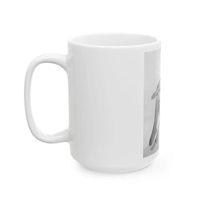 Joan Collins #441 (Vintage Female Icon) White Coffee Mug - Go Mug Yourself