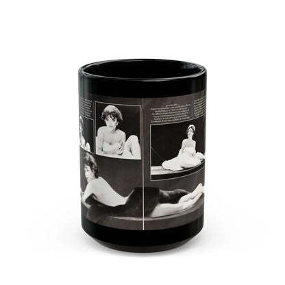 Joan Collins #447 (Vintage Female Icon) Black Coffee Mug 15oz - Go Mug Yourself