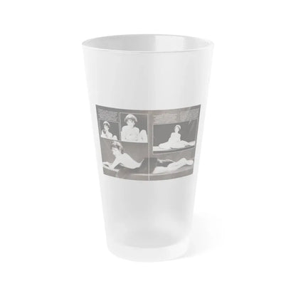 Joan Collins #447 (Vintage Female Icon) Frosted Pint Glass 16oz 16oz Frosted - Go Mug Yourself