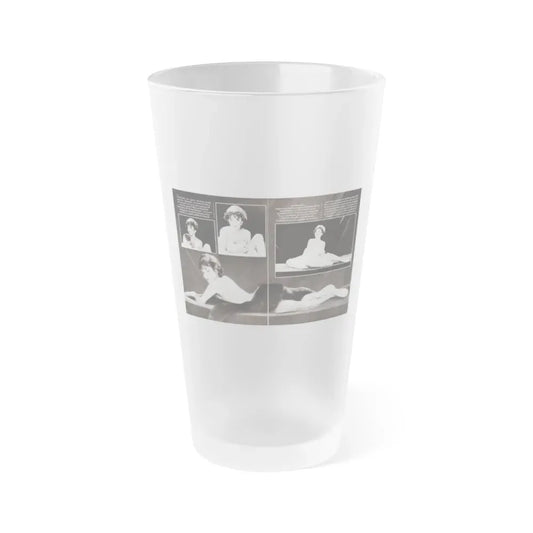 Joan Collins #447 (Vintage Female Icon) Frosted Pint Glass 16oz 16oz Frosted - Go Mug Yourself