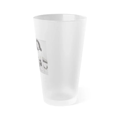 Joan Collins #448 (Vintage Female Icon) Frosted Pint Glass 16oz - Go Mug Yourself