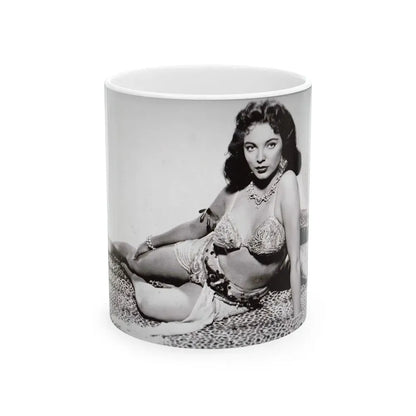 Joan Collins #448 (Vintage Female Icon) White Coffee Mug 11oz - Go Mug Yourself