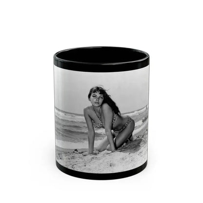 Joan Collins #452 (Vintage Female Icon) Black Coffee Mug 11oz - Go Mug Yourself