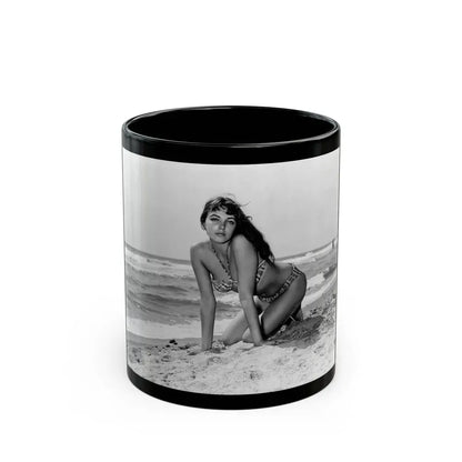Joan Collins #452 (Vintage Female Icon) Black Coffee Mug 11oz - Go Mug Yourself