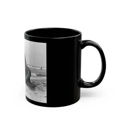 Joan Collins #452 (Vintage Female Icon) Black Coffee Mug - Go Mug Yourself