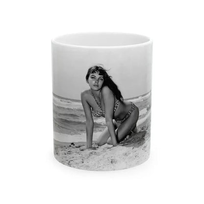 Joan Collins #452 (Vintage Female Icon) White Coffee Mug 11oz - Go Mug Yourself