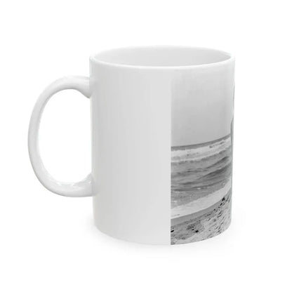 Joan Collins #452 (Vintage Female Icon) White Coffee Mug - Go Mug Yourself