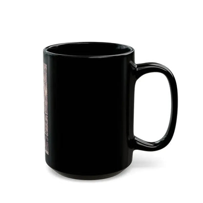 Joan Collins #455 (Vintage Female Icon) Black Coffee Mug - Go Mug Yourself