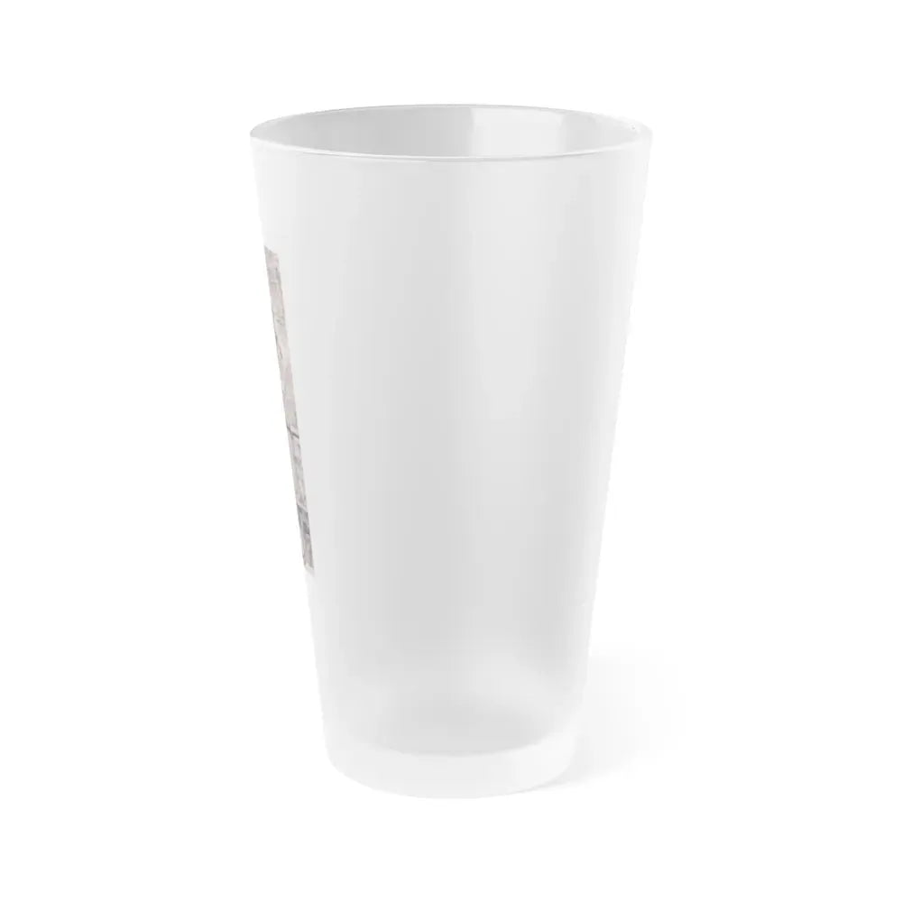 Joan Collins #455 (Vintage Female Icon) Frosted Pint Glass 16oz - Go Mug Yourself