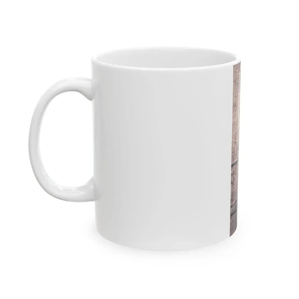 Joan Collins #455 (Vintage Female Icon) White Coffee Mug - Go Mug Yourself