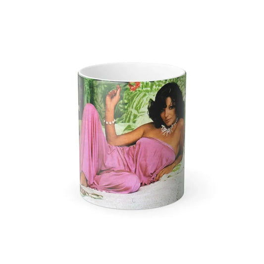 Joan Collins #457 (Vintage Female Icon) Color Changing Coffee Mug 11oz - Go Mug Yourself