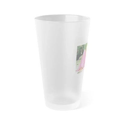 Joan Collins #457 (Vintage Female Icon) Frosted Pint Glass 16oz - Go Mug Yourself