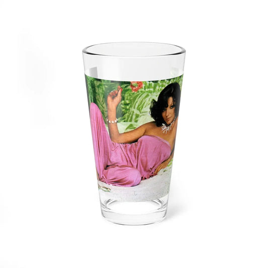 Joan Collins #457 (Vintage Female Icon) Pint Glass 16oz 16oz - Go Mug Yourself