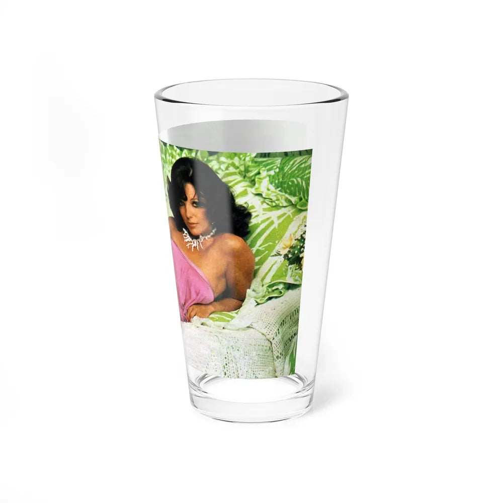 Joan Collins #457 (Vintage Female Icon) Pint Glass 16oz - Go Mug Yourself