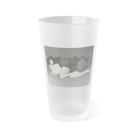 Joan Collins #459 (Vintage Female Icon) Frosted Pint Glass 16oz 16oz Frosted - Go Mug Yourself