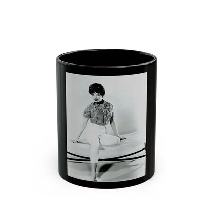 Joan Collins #463 (Vintage Female Icon) Black Coffee Mug 11oz - Go Mug Yourself
