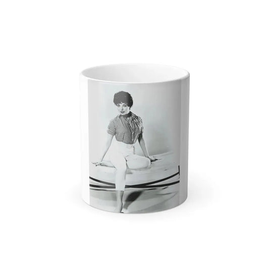 Joan Collins #463 (Vintage Female Icon) Color Changing Coffee Mug 11oz - Go Mug Yourself