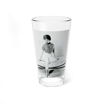 Joan Collins #463 (Vintage Female Icon) Pint Glass 16oz 16oz - Go Mug Yourself
