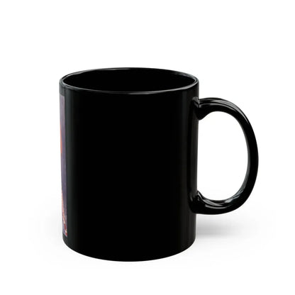 Joan Collins #464 (Vintage Female Icon) Black Coffee Mug - Go Mug Yourself