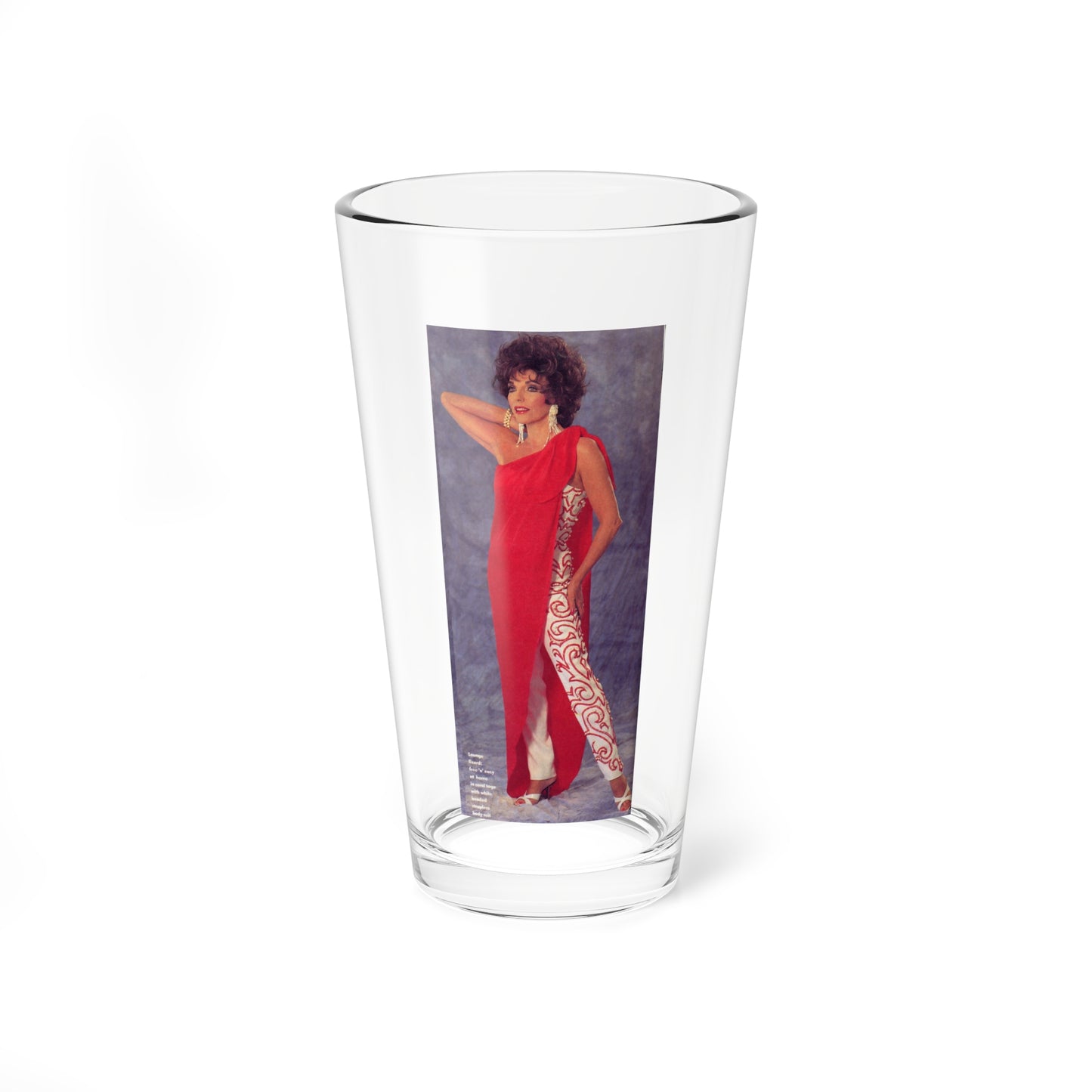 Joan Collins #464 (Vintage Female Icon) Pint Glass 16oz-16oz-Go Mug Yourself