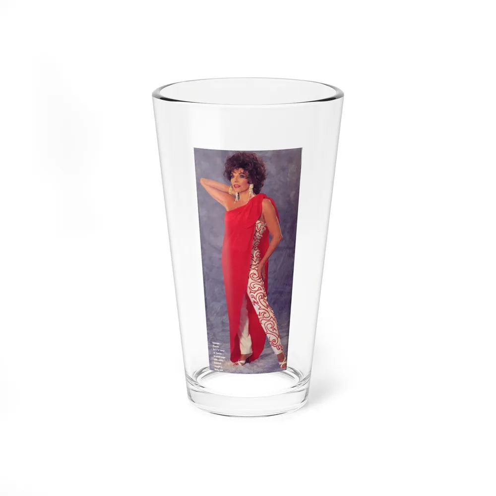 Joan Collins #464 (Vintage Female Icon) Pint Glass 16oz 16oz - Go Mug Yourself