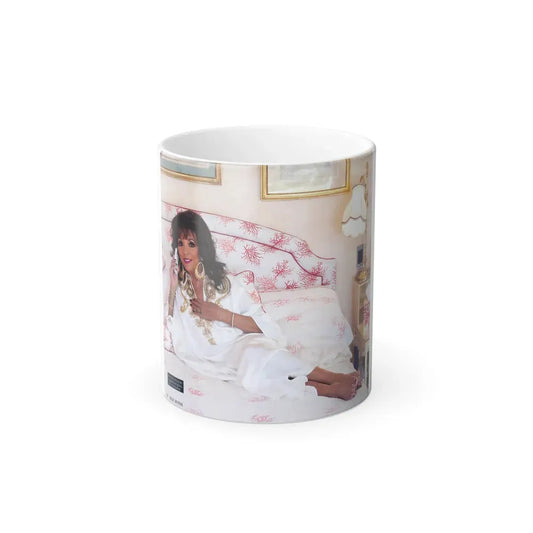 Joan Collins #467 (Vintage Female Icon) Color Changing Coffee Mug 11oz - Go Mug Yourself