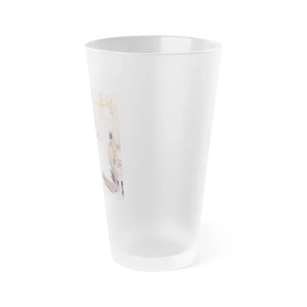 Joan Collins #467 (Vintage Female Icon) Frosted Pint Glass 16oz - Go Mug Yourself