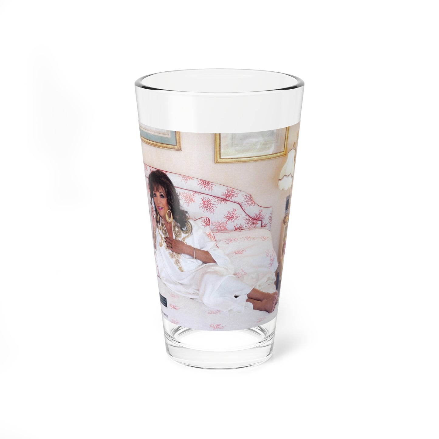 Joan Collins #467 (Vintage Female Icon) Pint Glass 16oz-16oz-Go Mug Yourself