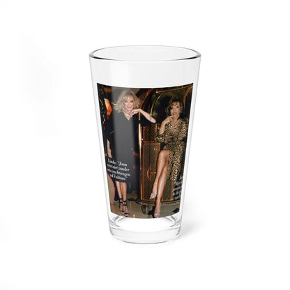 Joan Collins #468 (Vintage Female Icon) Pint Glass 16oz 16oz - Go Mug Yourself