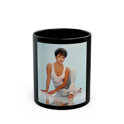 Joan Collins #469 (Vintage Female Icon) Black Coffee Mug 11oz - Go Mug Yourself