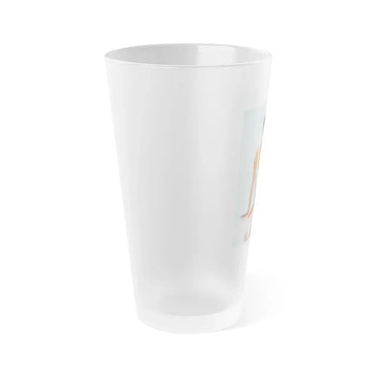 Joan Collins #469 (Vintage Female Icon) Frosted Pint Glass 16oz - Go Mug Yourself