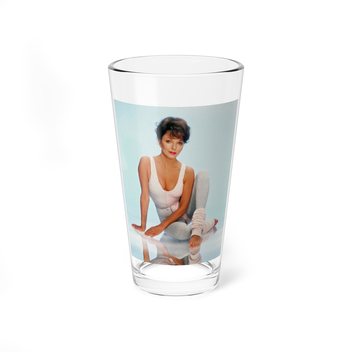 Joan Collins #469 (Vintage Female Icon) Pint Glass 16oz-16oz-Go Mug Yourself