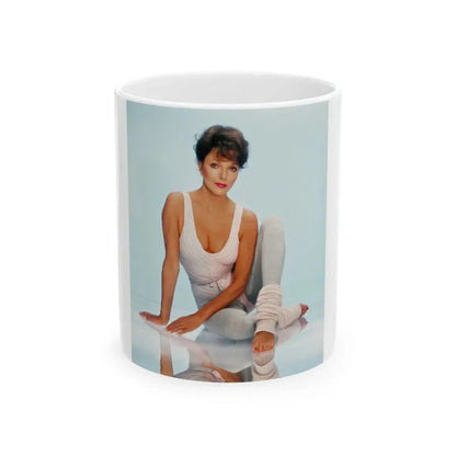 Joan Collins #469 (Vintage Female Icon) White Coffee Mug 11oz - Go Mug Yourself
