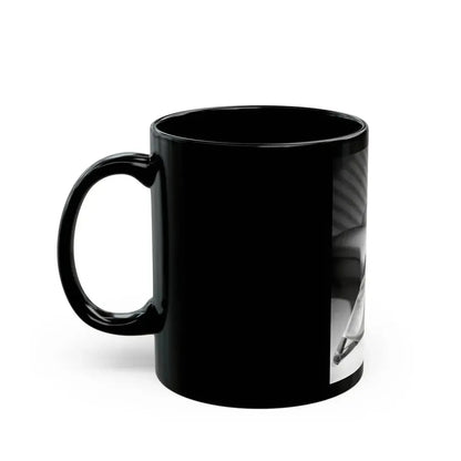 Joan Collins #470 (Vintage Female Icon) Black Coffee Mug - Go Mug Yourself