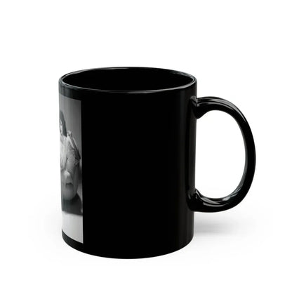 Joan Collins #470 (Vintage Female Icon) Black Coffee Mug - Go Mug Yourself