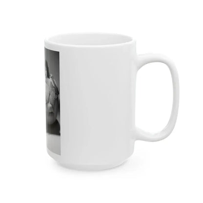 Joan Collins #470 (Vintage Female Icon) White Coffee Mug - Go Mug Yourself