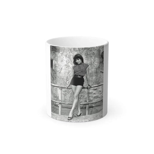 Joan Collins #471 (Vintage Female Icon) Color Changing Coffee Mug 11oz - Go Mug Yourself