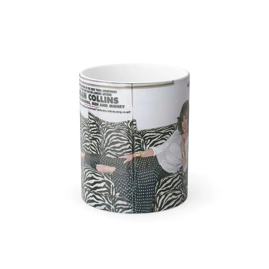 Joan Collins #472 (Vintage Female Icon) Color Changing Coffee Mug 11oz - Go Mug Yourself