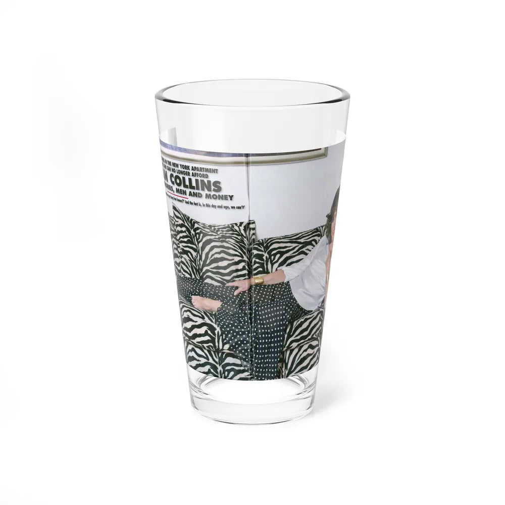 Joan Collins #472 (Vintage Female Icon) Pint Glass 16oz 16oz - Go Mug Yourself