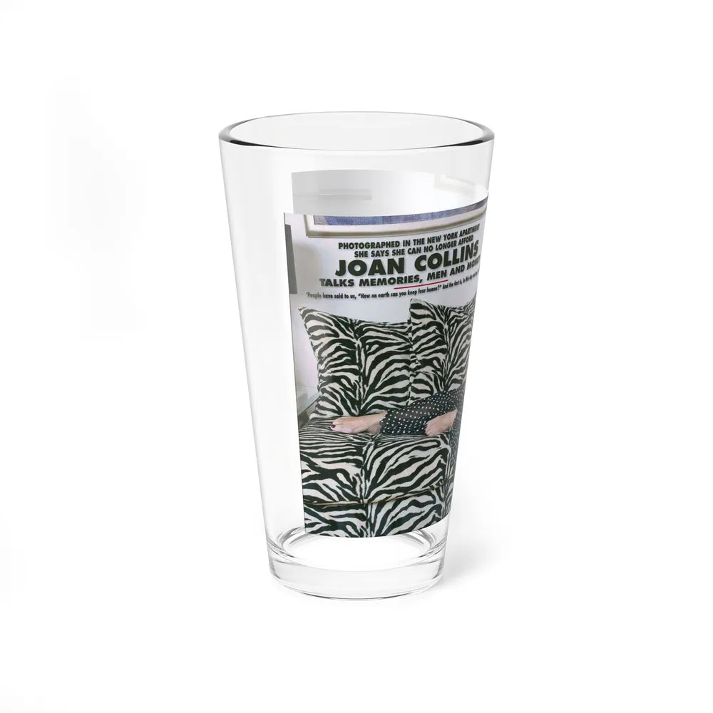 Joan Collins #472 (Vintage Female Icon) Pint Glass 16oz - Go Mug Yourself