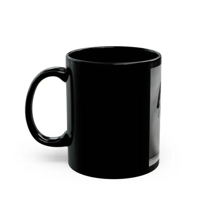 Joan Collins #474 (Vintage Female Icon) Black Coffee Mug - Go Mug Yourself