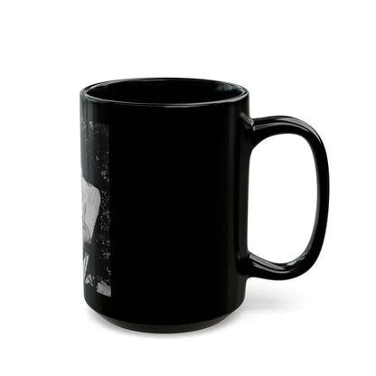 Joan Collins #477 (Vintage Female Icon) Black Coffee Mug - Go Mug Yourself