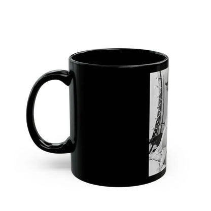 Joan Collins #477 (Vintage Female Icon) Black Coffee Mug - Go Mug Yourself