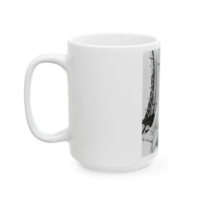 Joan Collins #477 (Vintage Female Icon) White Coffee Mug - Go Mug Yourself