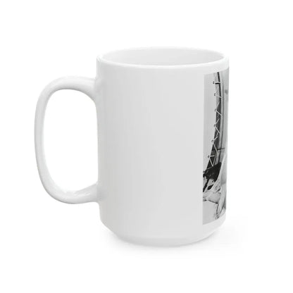 Joan Collins #477 (Vintage Female Icon) White Coffee Mug - Go Mug Yourself